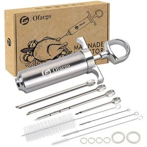Stainless Steel Marinade Injector Kit NEW
